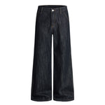 Classic Dark Wash High Waist Wide Leg Jeans