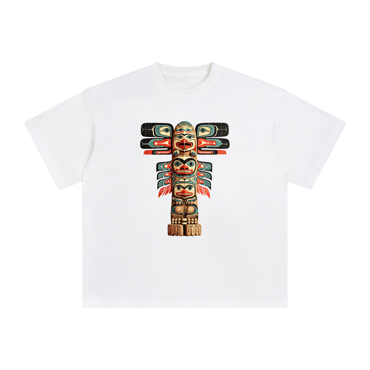 Totem Pole Graphic Tee-INNBLAC Fashion Apparel