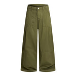 Baggy Wide-Leg Relaxed Utility Cargo Pants