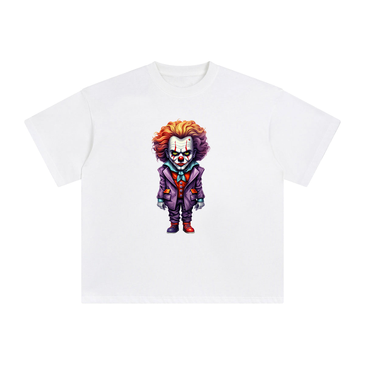 Halloween Clown Boy Graphic Tee-INNBLAC Fashion Apparel