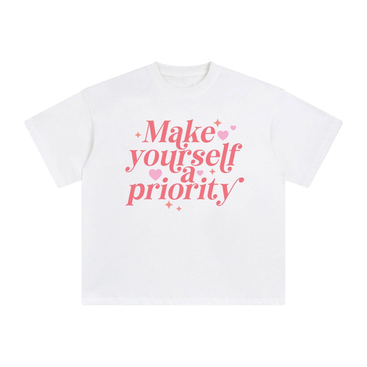Make Yourself A Priority Graphic Tee-INNBLAC Fashion Apparel