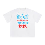 Papa Quote Graphic Tee-INNBLAC Fashion Apparel