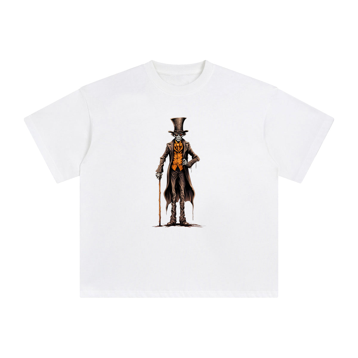 Halloween Straw Man Graphic Tee-INNBLAC Fashion Apparel