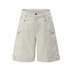 Streetwear Cargo Straight Bermuda Shorts