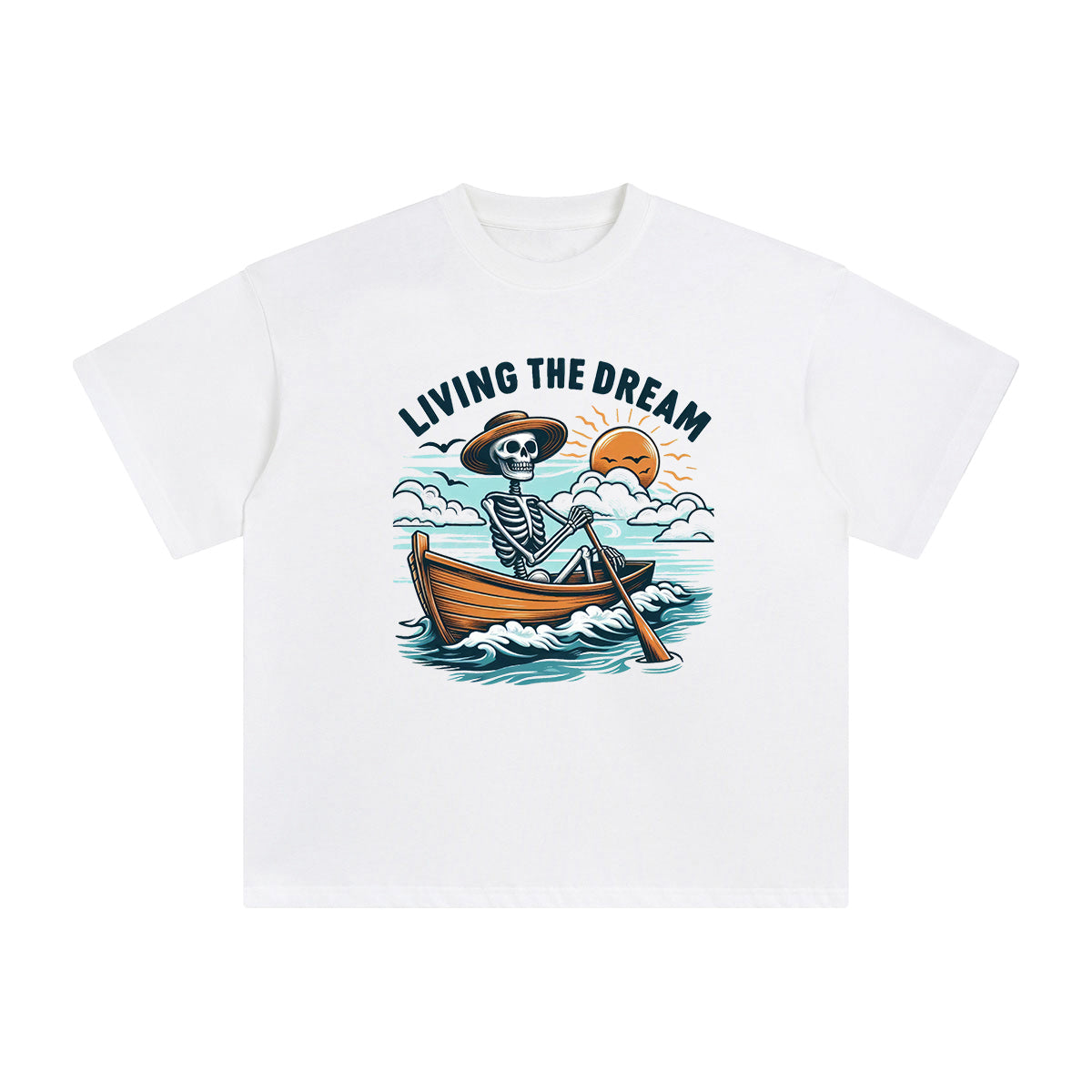 Living The Dream Graphic Tee-INNBLAC Fashion Apparel