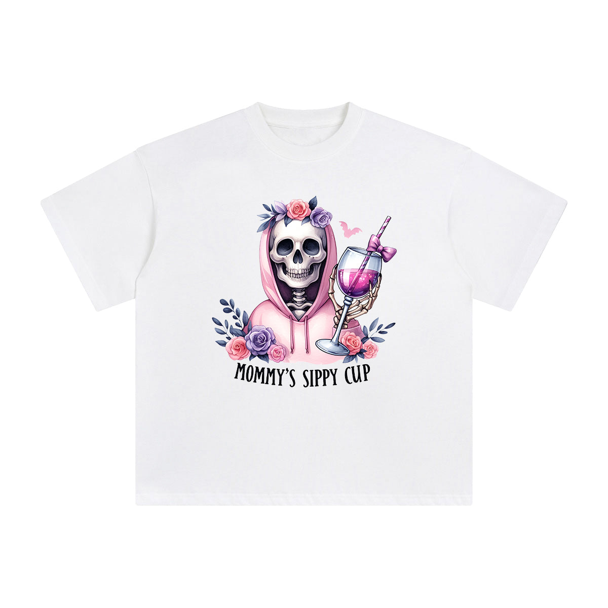 Mommy's Sippy Cup Graphic Tee-INNBLAC Fashion Apparel