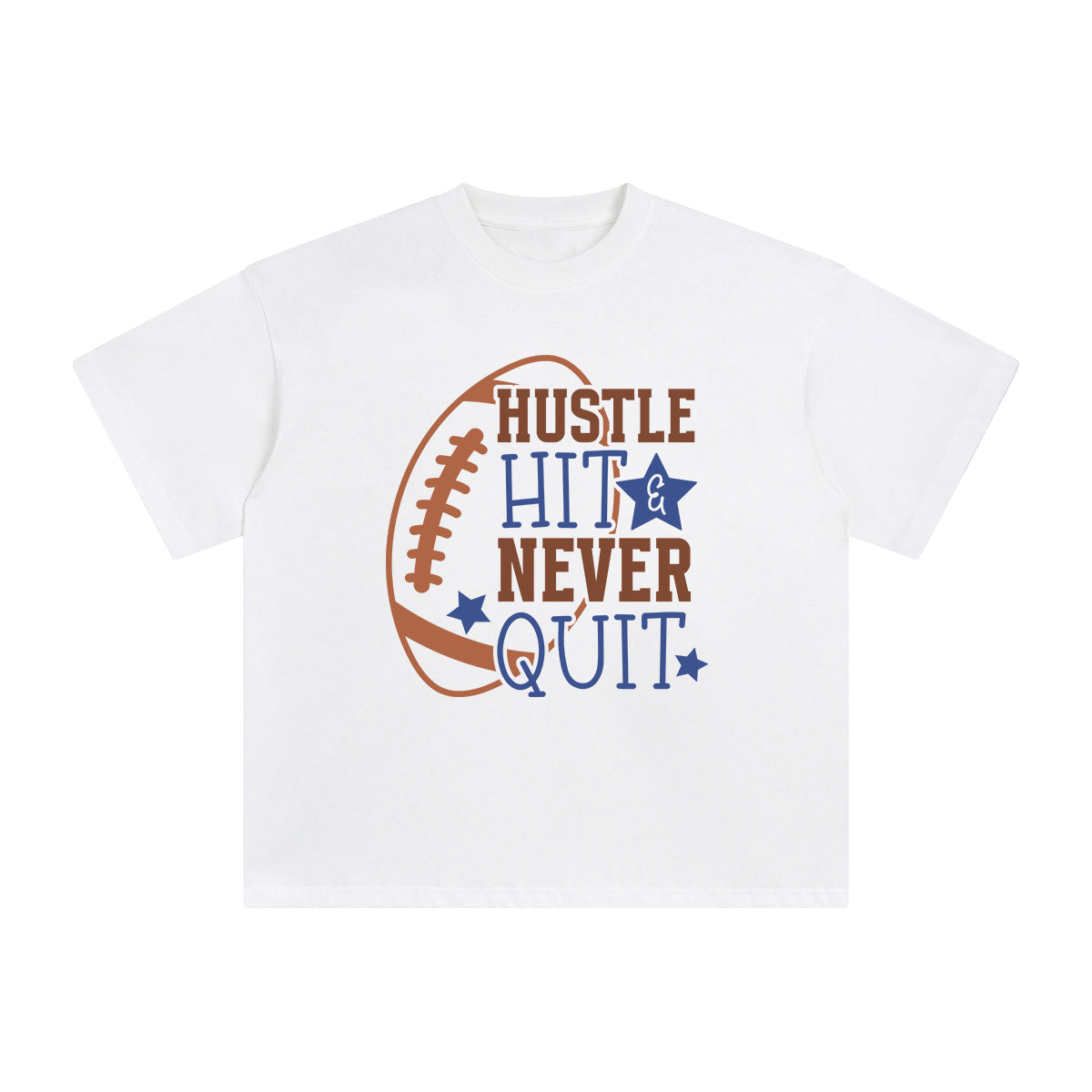 Hustle Hit Never Quit Graphic Tee-INNBLAC Fashion Apparel