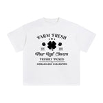 Four Leaf Clovers Graphic Tee-INNBLAC Fashion Apparel