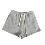 Fleece‑Lined Drawstring Athletic Shorts