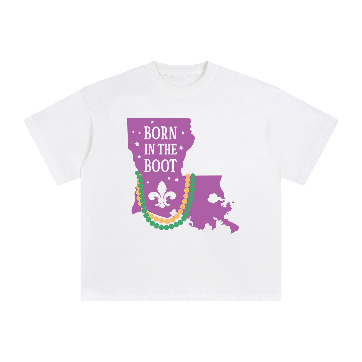 Born In The Boot Graphic Tee-INNBLAC Fashion Apparel
