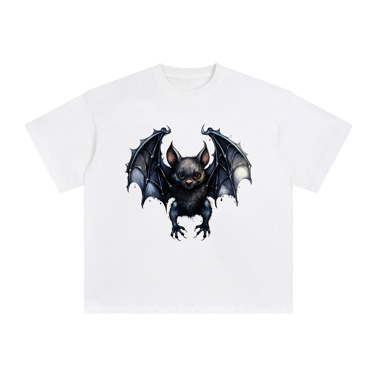 Goth Bat Graphic Tee-INNBLAC Fashion Apparel