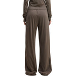 Women's Relaxed Straight Leg Ribbed Trousers