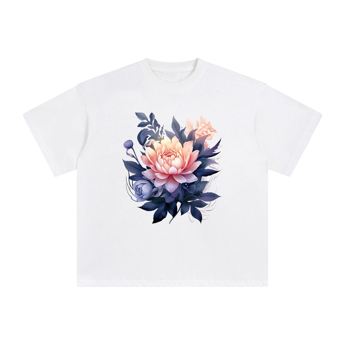 Flower Graphic Tee-INNBLAC Fashion Apparel