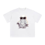 Ghost Wearing Sunglasses Graphic Tee-INNBLAC Fashion Apparel
