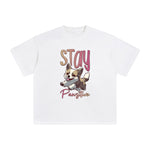 Stay Pawsitive Graphic Tee-INNBLAC Fashion Apparel