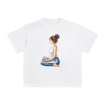 Yoga Mom Comic Graphic Tee-INNBLAC Fashion Apparel