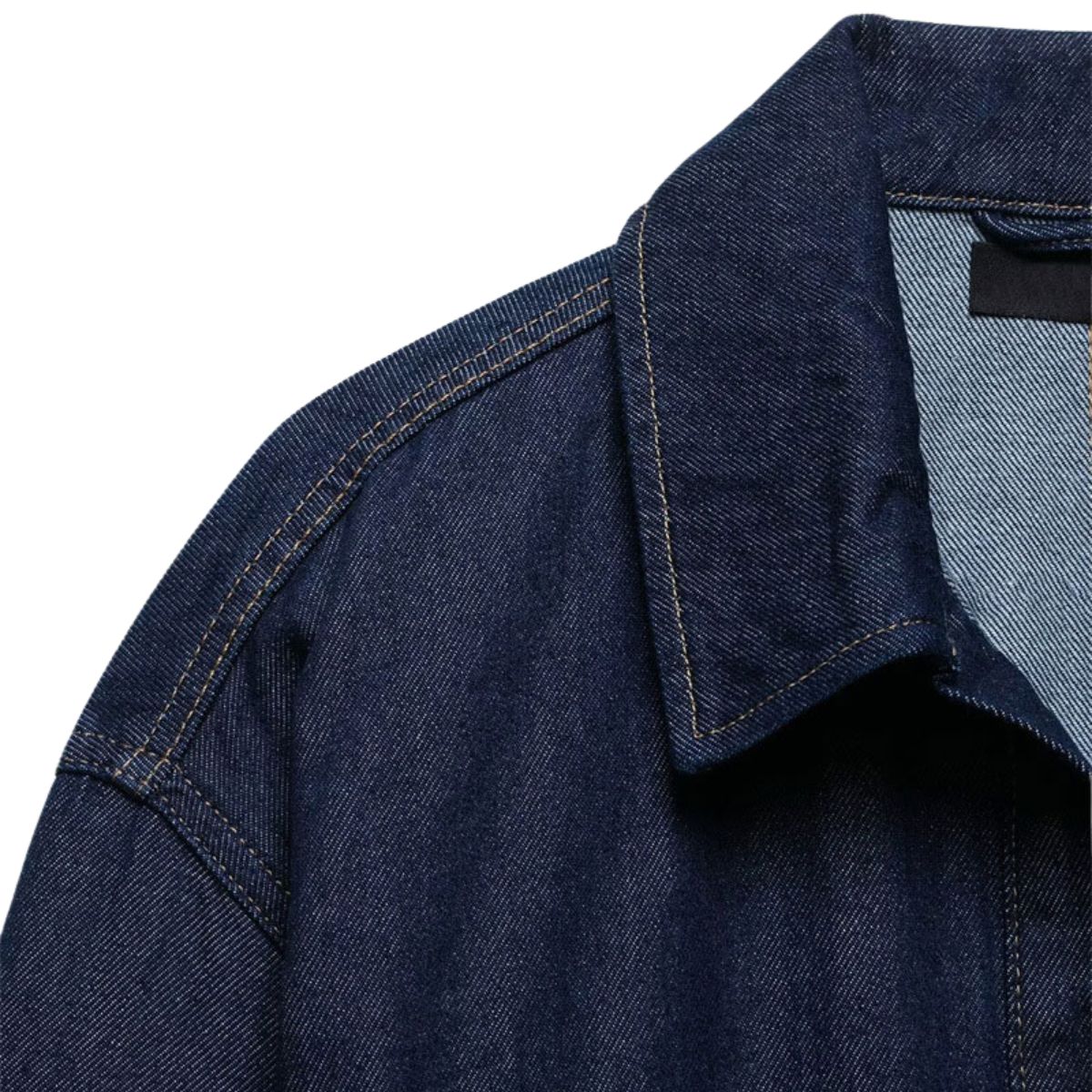 Women's Oversized Pullover Denim Shirt