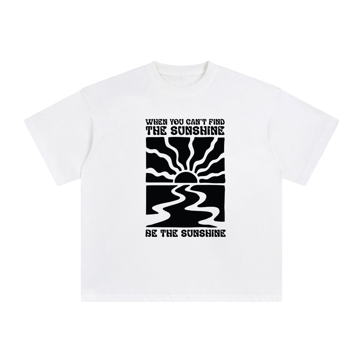 Boho Summer Abstract Graphic Tee-INNBLAC Fashion Apparel