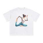 Yoga Mom Comic Graphic Tee-INNBLAC Fashion Apparel
