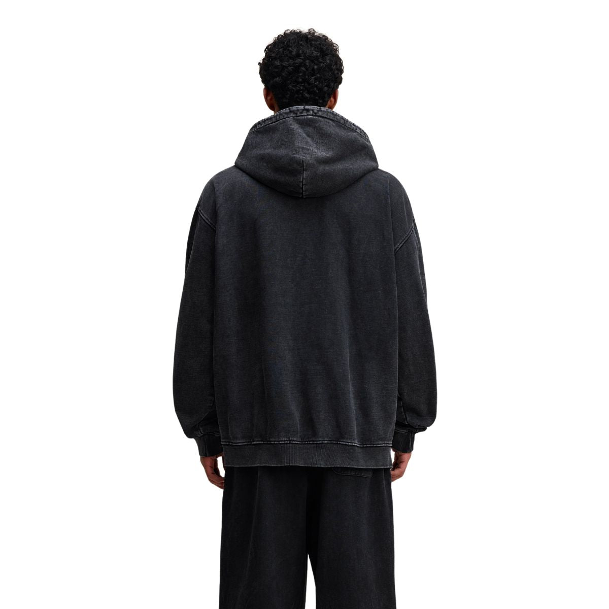 Heavyweight Washed Cotton Kangaroo Pocket Hoodie
