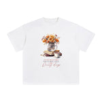 Flowers Coffe & Books Graphic Tee-INNBLAC Fashion Apparel