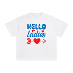 Hello Ladies Graphic Tee-INNBLAC Fashion Apparel
