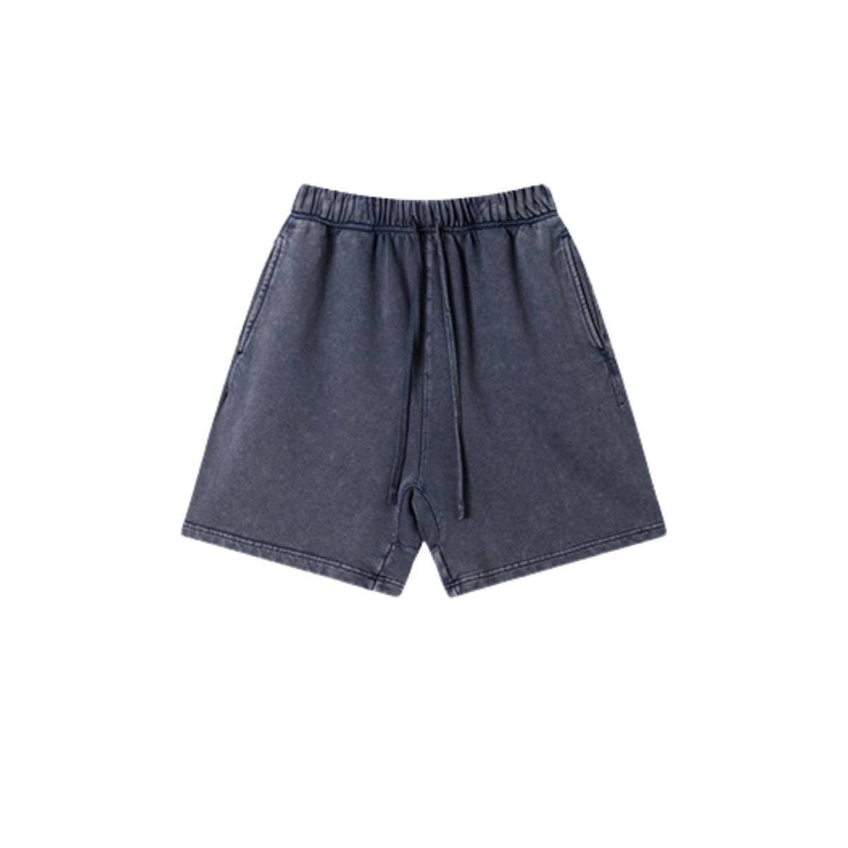 Vintage Fade Oversized Cotton Shorts