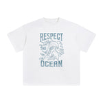 Respect The Ocean Dolphin Graphic Tee-INNBLAC Fashion Apparel