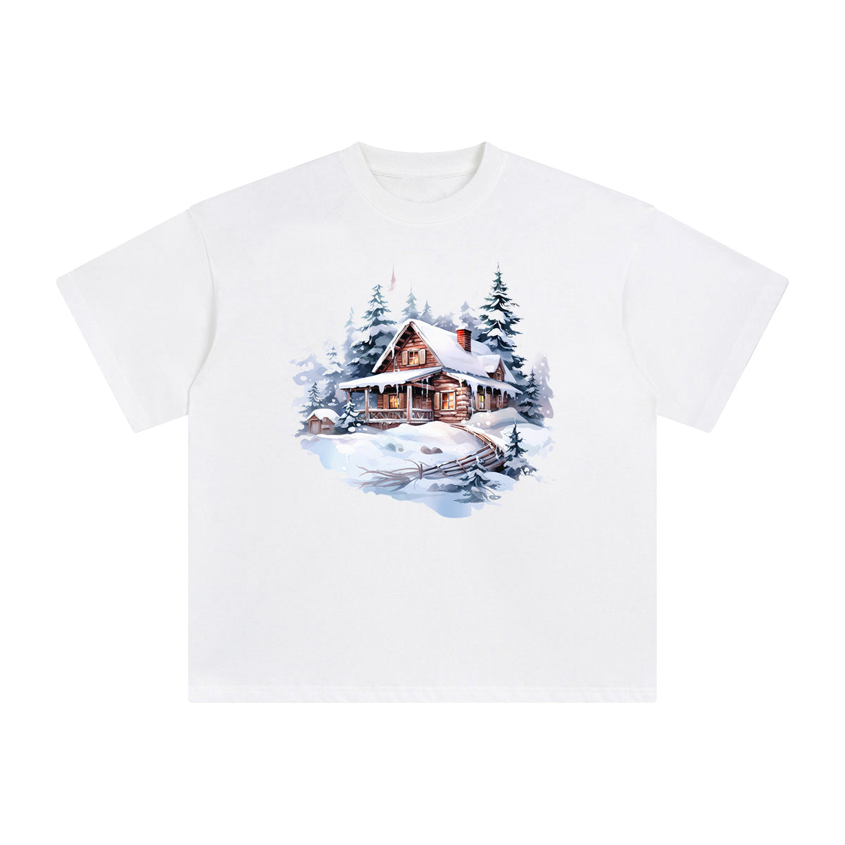 House At Forest Graphic Tee-INNBLAC Fashion Apparel