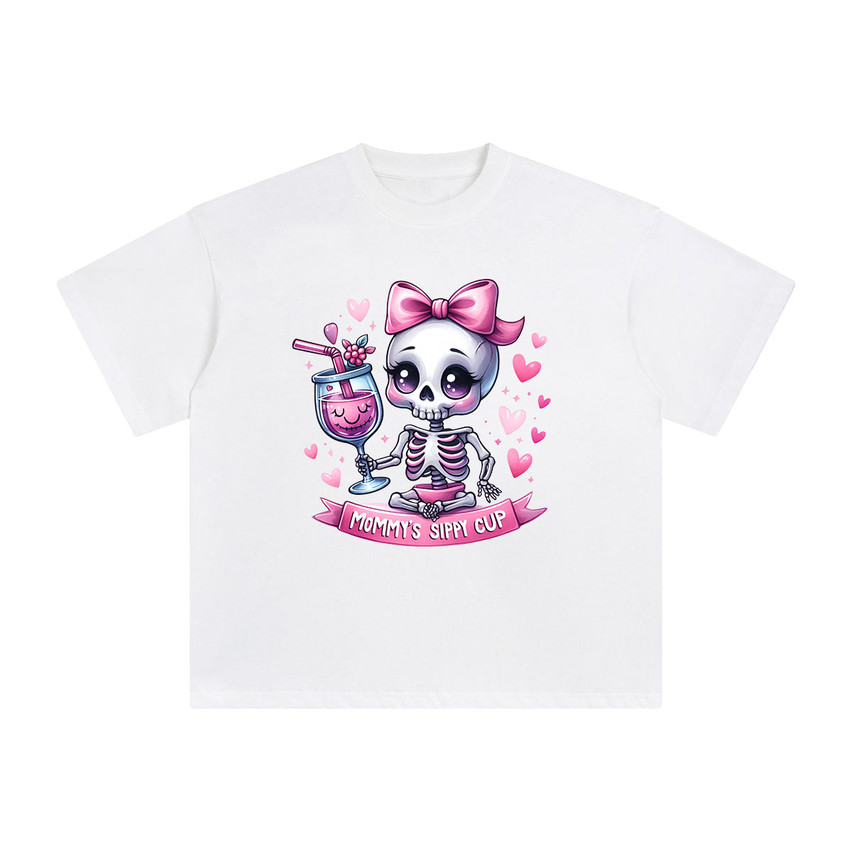 Cute Skeleton Baby Graphic Tee-INNBLAC Fashion Apparel