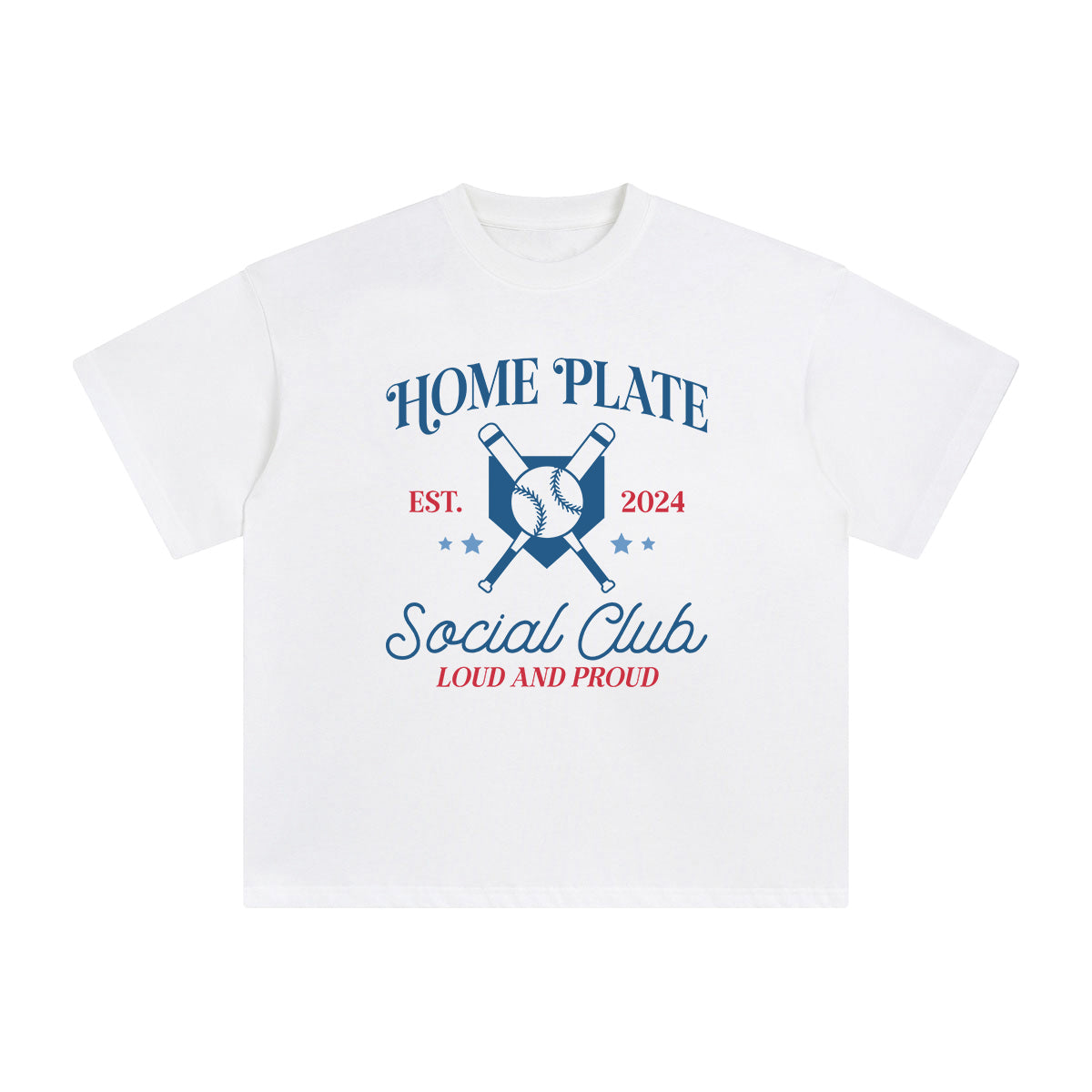 Home Plate Baseball Graphic Tee-INNBLAC Fashion Apparel