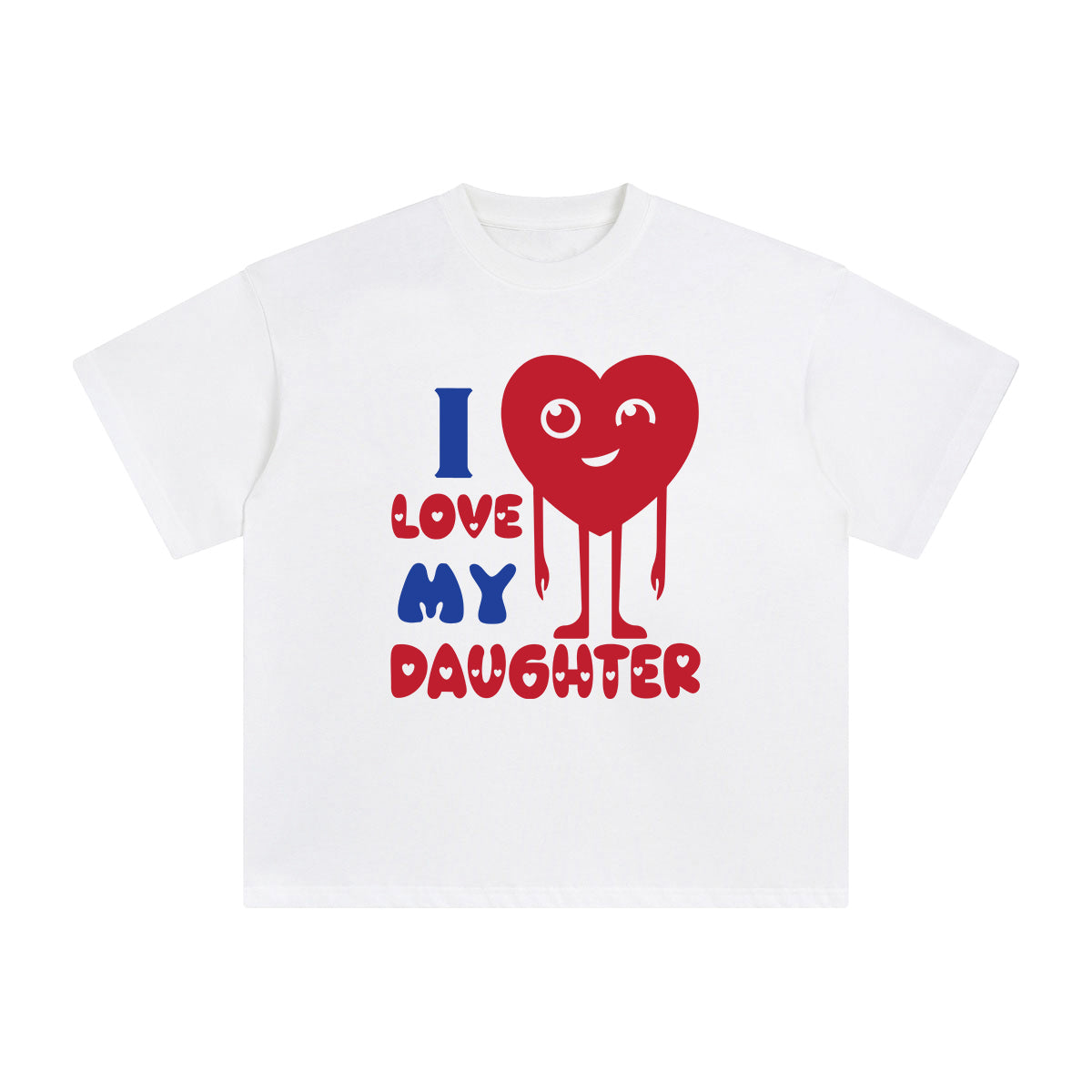 I Love My Daughter Graphic Tee-INNBLAC Fashion Apparel
