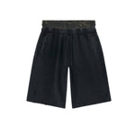 Shorts holgados vintage con lavado intenso