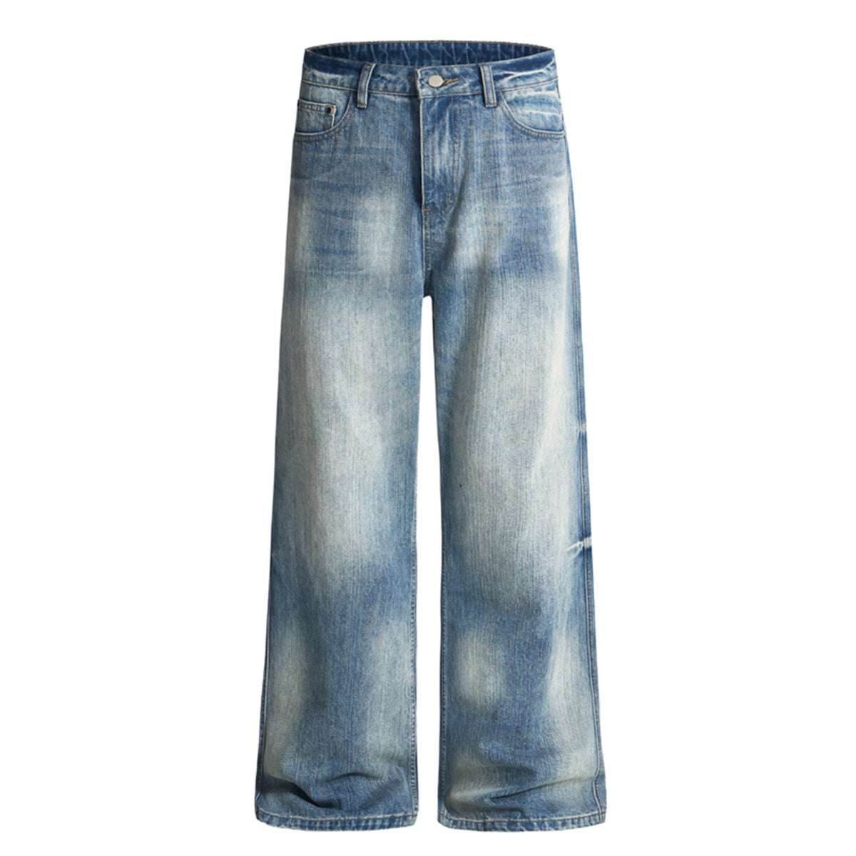 Vintage Wash 90s High Waist Loose Fit Jeans