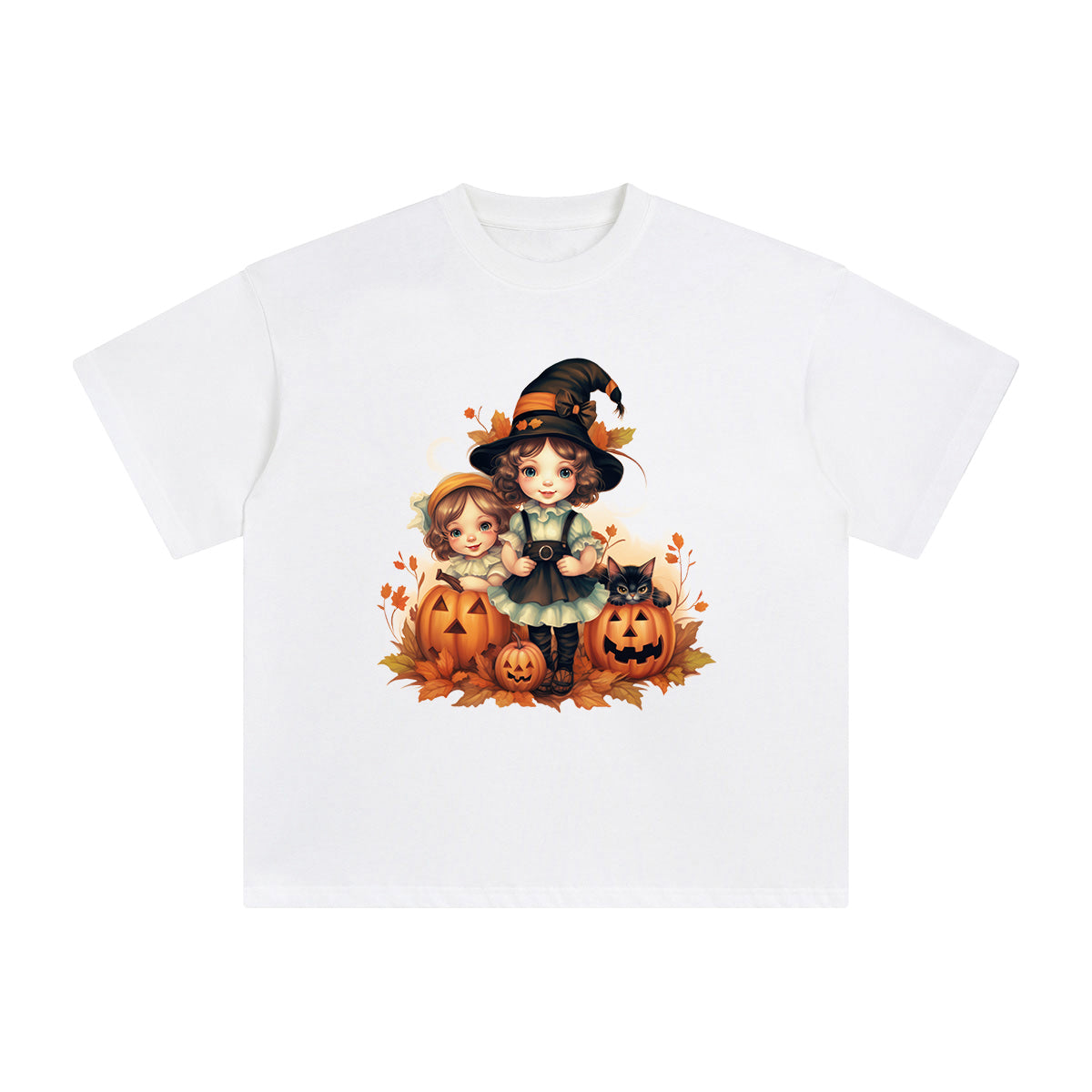 Couple Girl And Cat Graphic Tee-INNBLAC Fashion Apparel