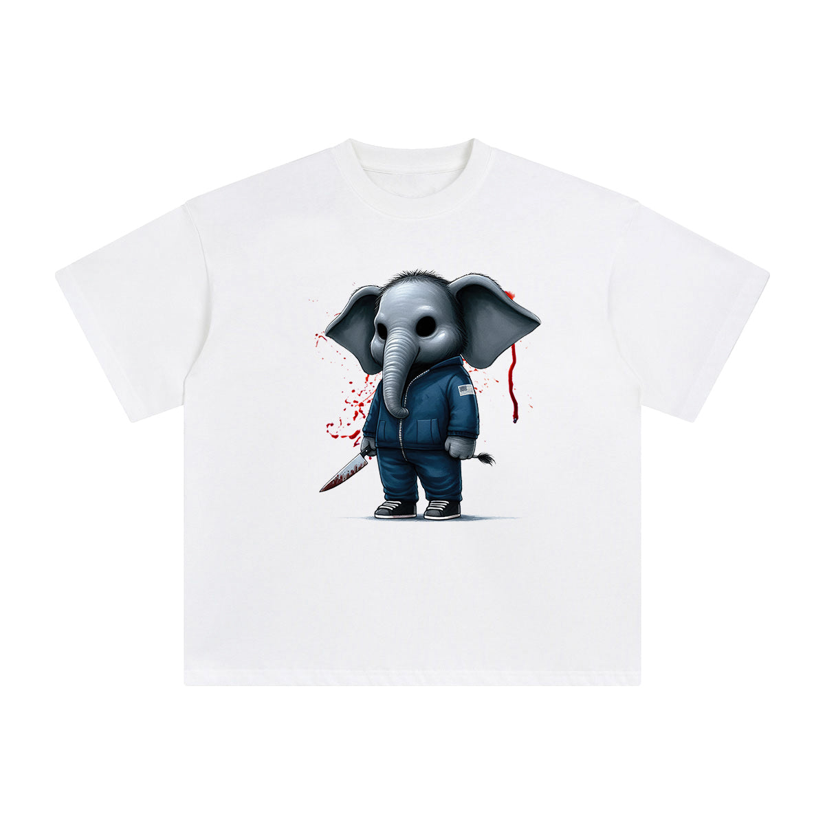 Killer Elephant Graphic Tee-INNBLAC Fashion Apparel