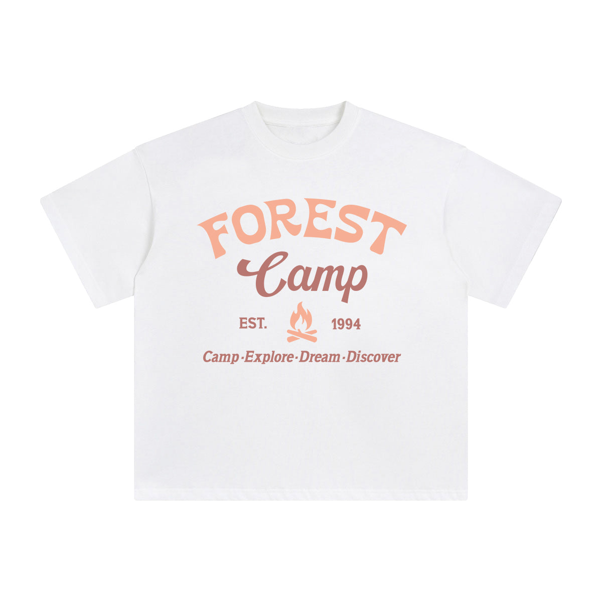 Forest Camp Graphic Tee-INNBLAC Fashion Apparel