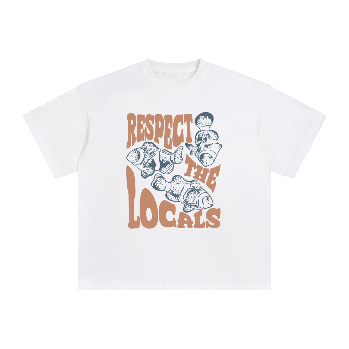 Respect The Locals Graphic Tee-INNBLAC Fashion Apparel