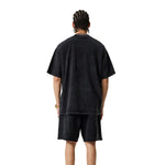 Camiseta holgada con lavado vintage de 8 oz