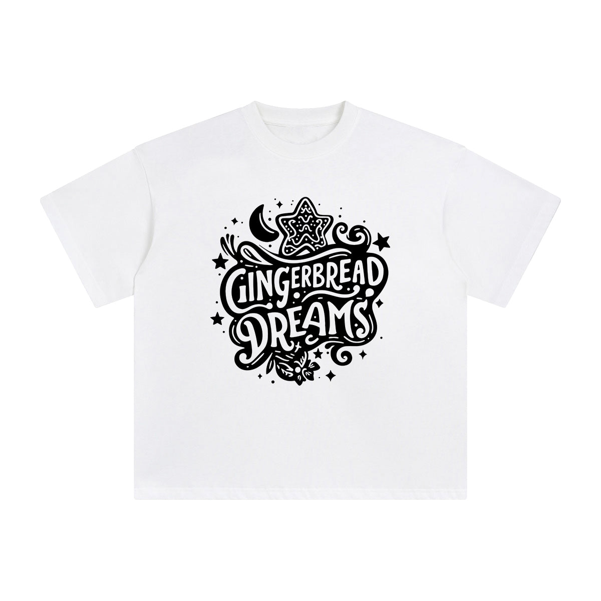 Gingerbread Dreams Graphic Tee-INNBLAC Fashion Apparel