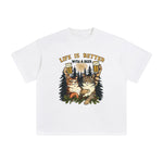 Life Is Better With A Beer Graphic Tee-INNBLAC Fashion Apparel