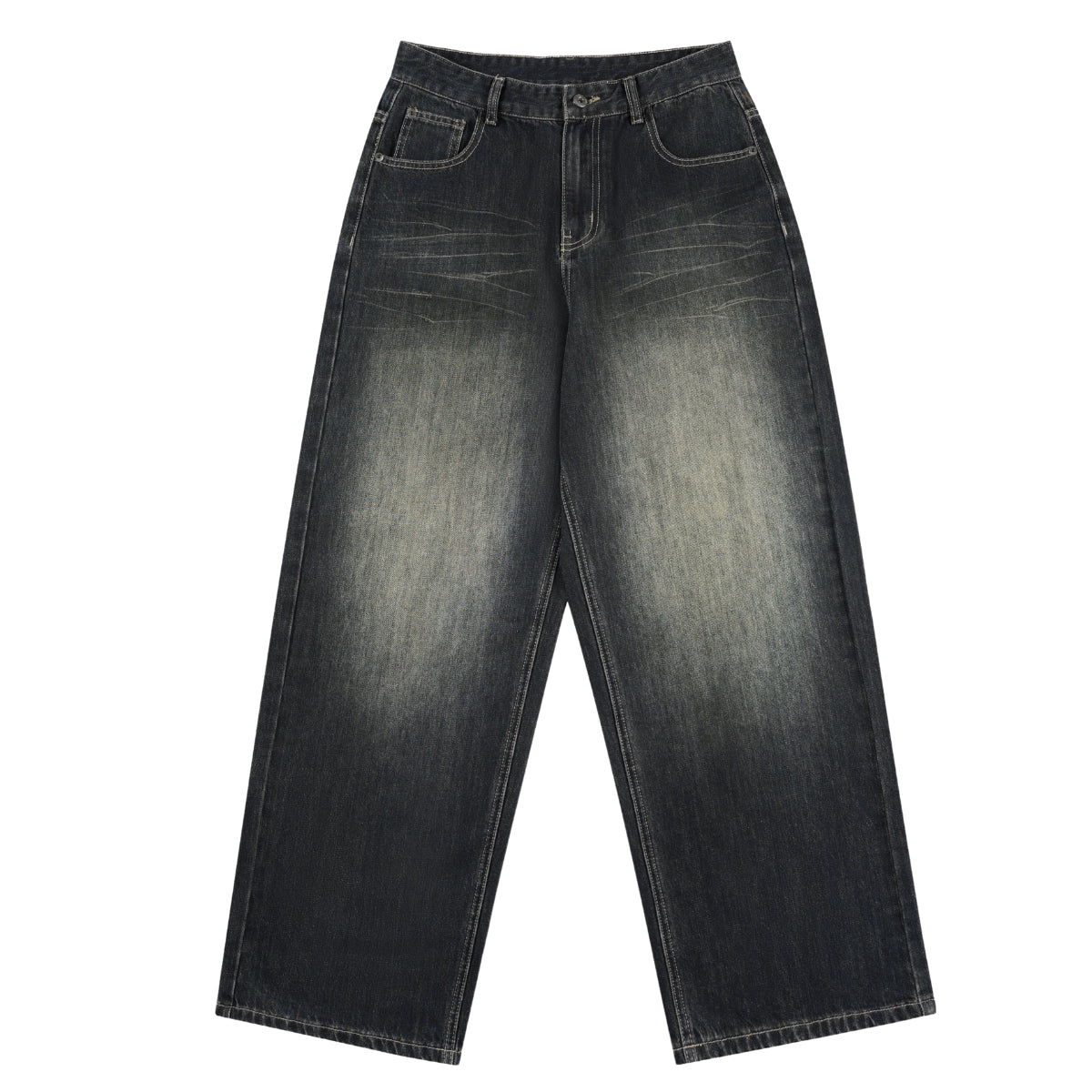 High Street Baggy Wide Leg Denim Jeans