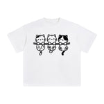 Kitten Graphic Tee-INNBLAC Fashion Apparel