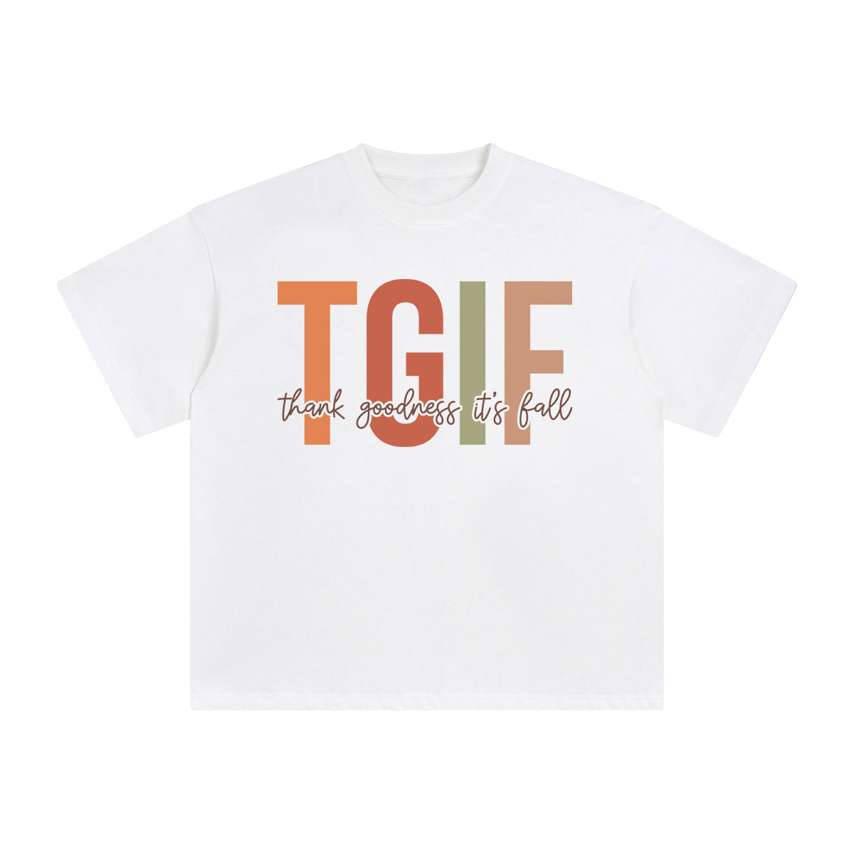 Thank Goodness It's Fall Graphic Tee-INNBLAC Fashion Apparel