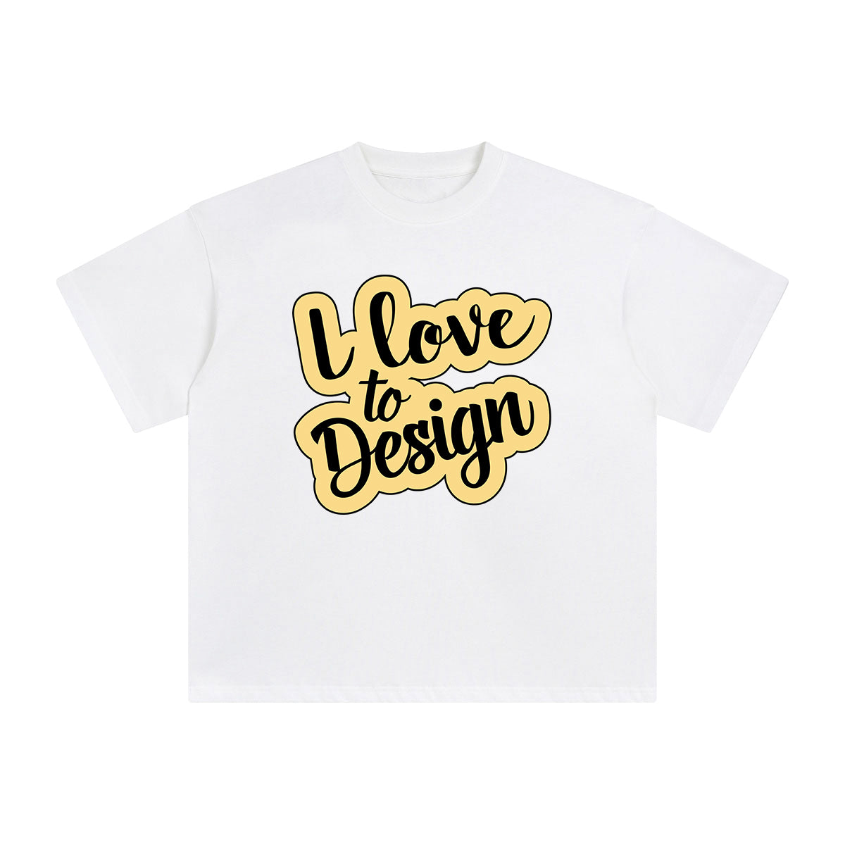 I Love To Design Graphic Tee-INNBLAC Fashion Apparel