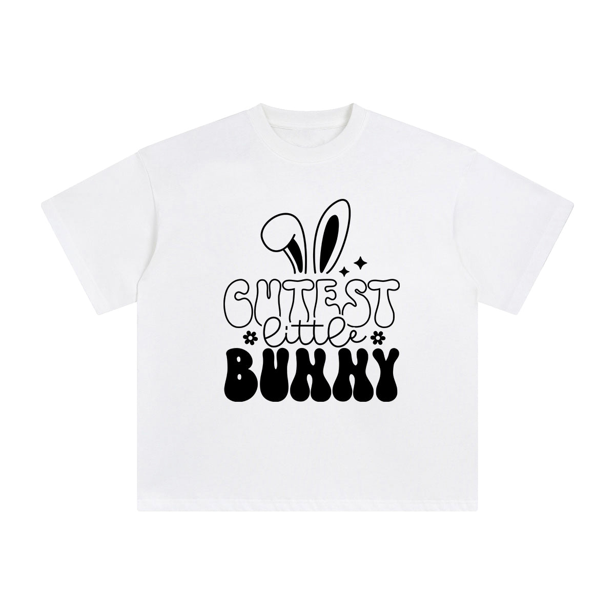 Cutest Little Bunny Graphic Tee-INNBLAC Fashion Apparel