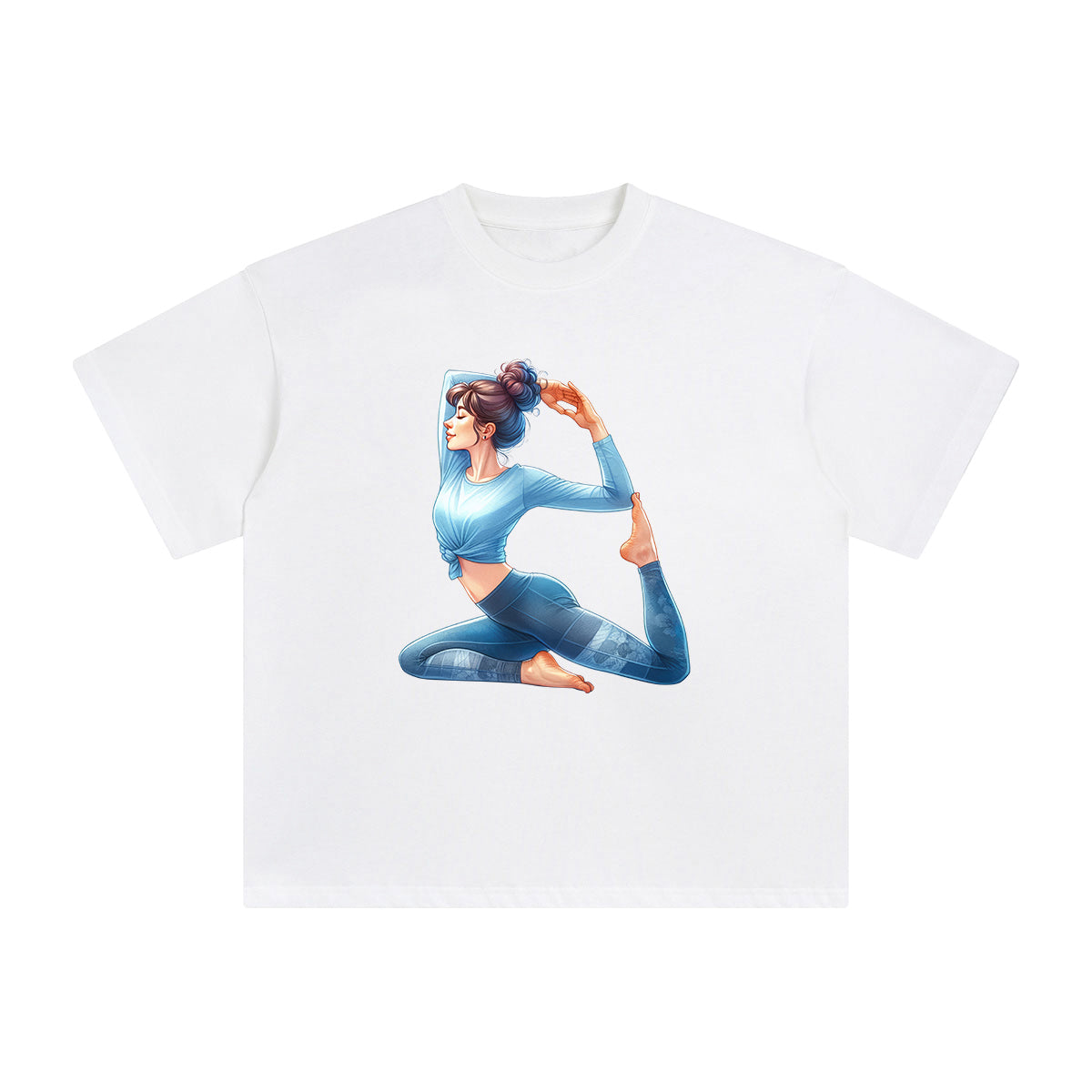 Yoga Mom Comic Graphic Tee-INNBLAC Fashion Apparel