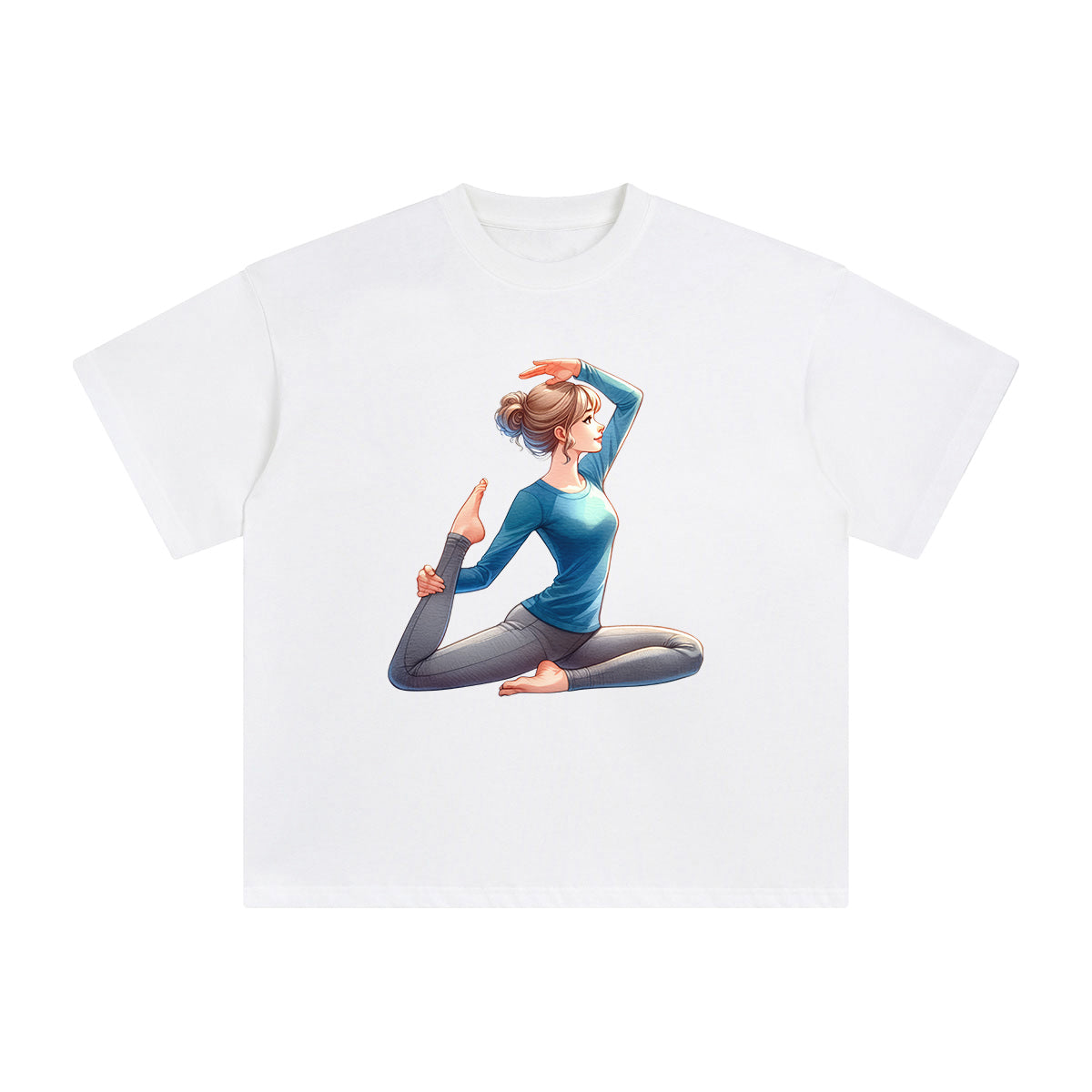 Yoga Mom Comic Graphic Tee-INNBLAC Fashion Apparel