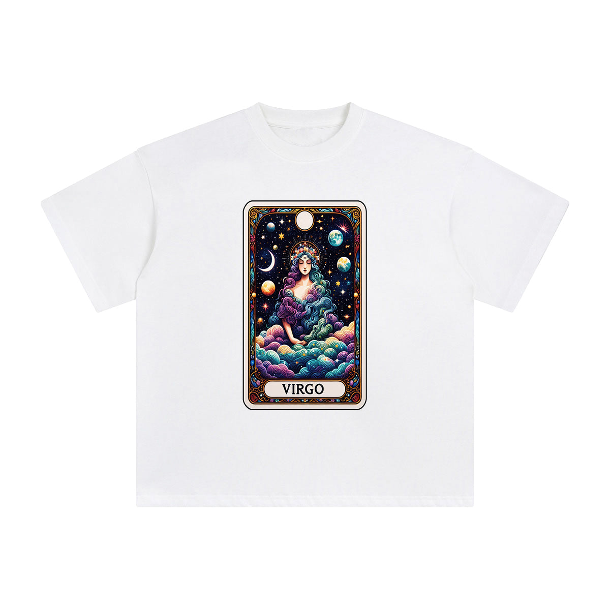 Virgo Zodiac Graphic Tee-INNBLAC Fashion Apparel