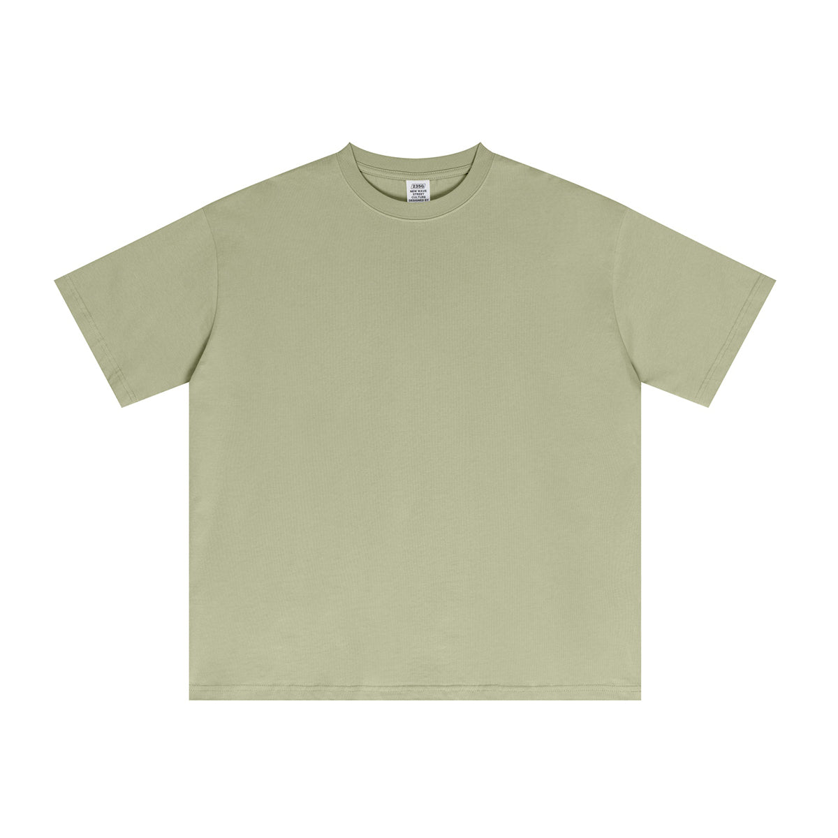 Crew Neck Solid Color T shirt 7oz-INNBLAC Fashion Apparel
